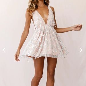 Helllo Molly Sequin Homecoming Dress